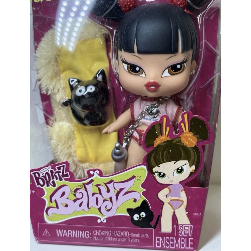Bratz Babyz Jade Collectible Fashion Doll with Real Fashions and Pet